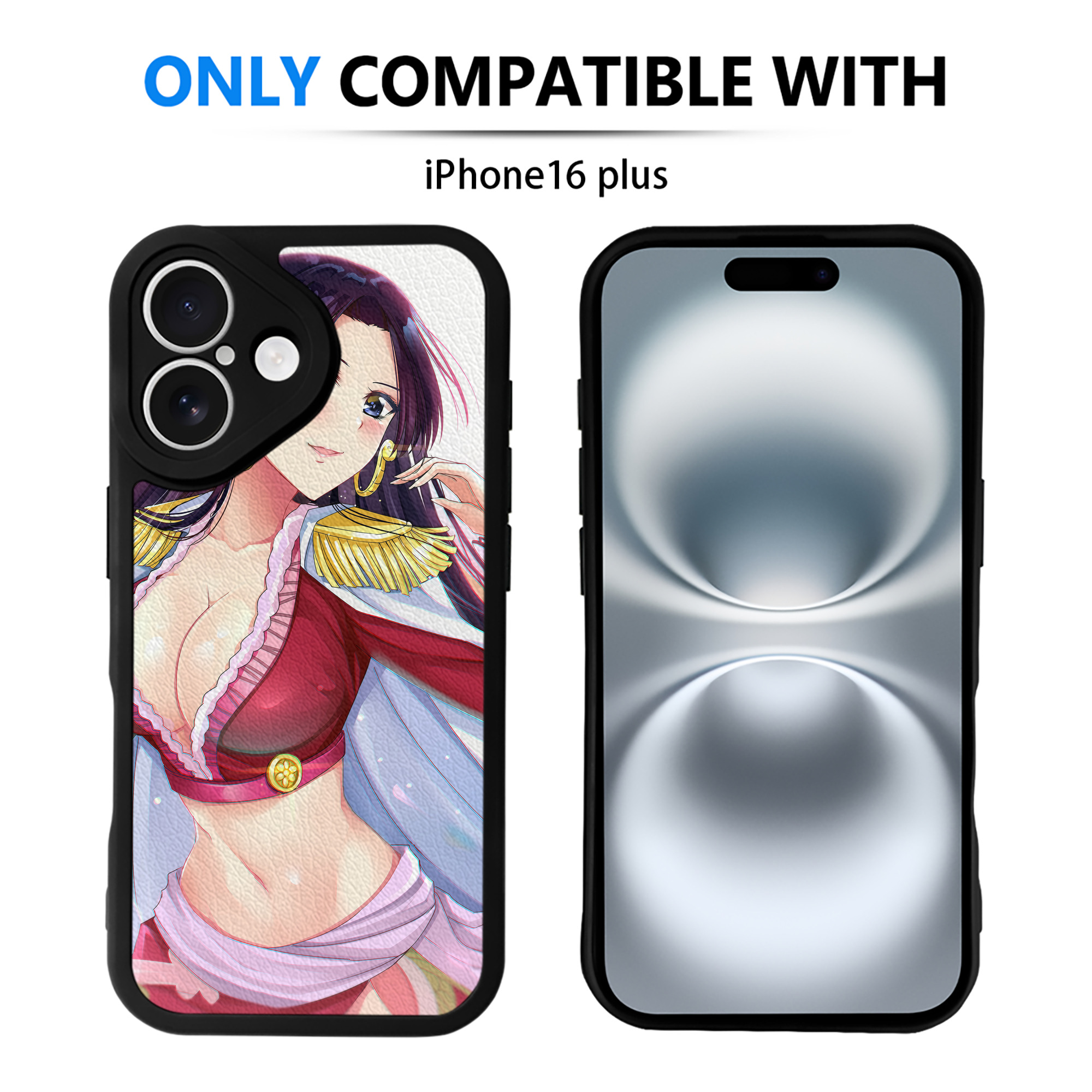 （画像用） ワンピース ONE PIECE 【iPhone 16シリーズ対応】シリコンスマホケース（レザー調） 材質：シリコン